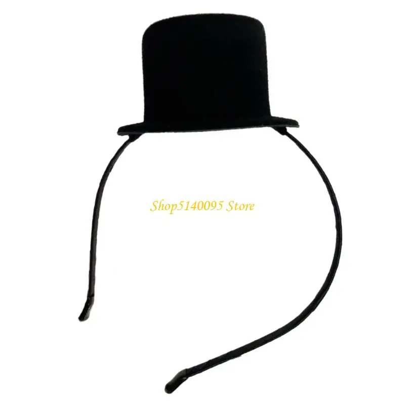 

DXAE Mini Top Hat Headband Fascinator Teas Party Headpiece 920s Gatsby Party Costume