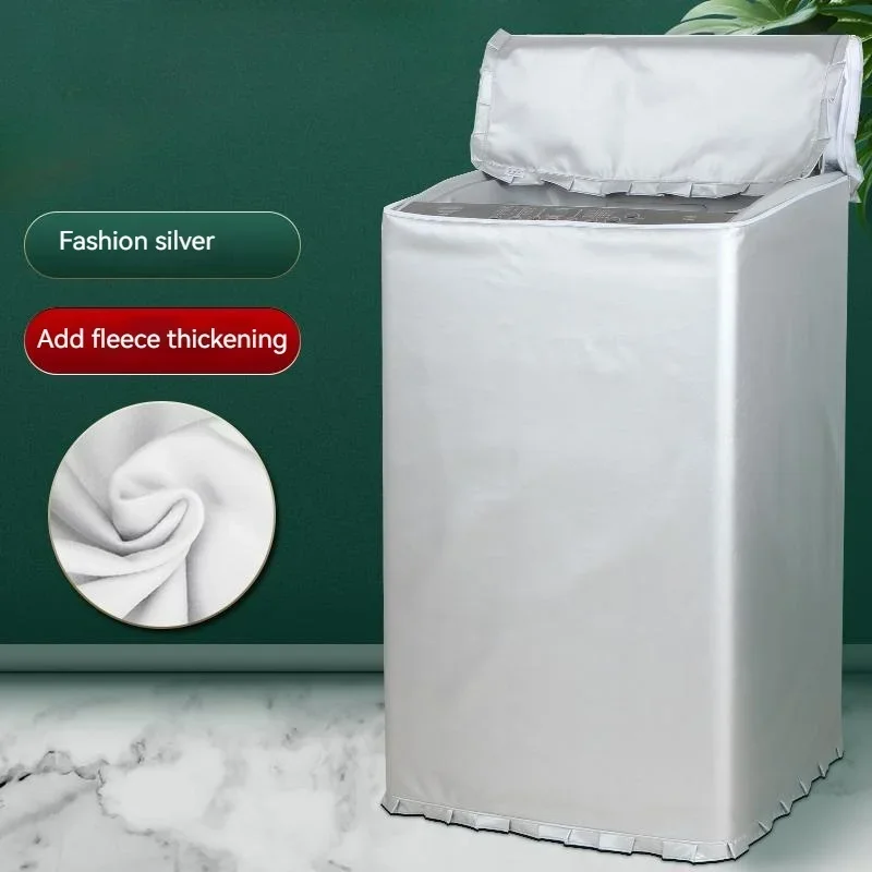 Top Loading Washing Machine Cover, Waterproof Sunscreen Thickened Cover for Wash Machine Tank, Exterior Protector, 5-12kg