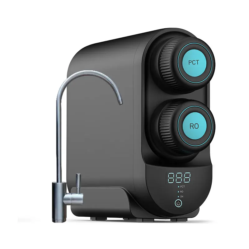 Nobana 1000G doméstico sob pia sistema de osmose reversa purificador de água elétrico autolimpante com recurso sem tanque