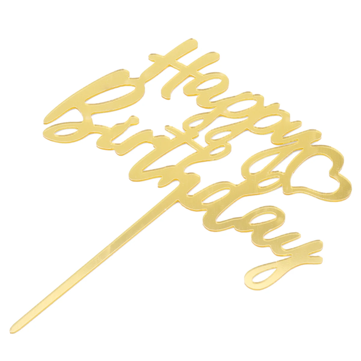 

10pcs Birthday Cake Toppers Decorative Inserts Fashion Party Supplies Cute Design Durability Cake Decorations Festive Goods