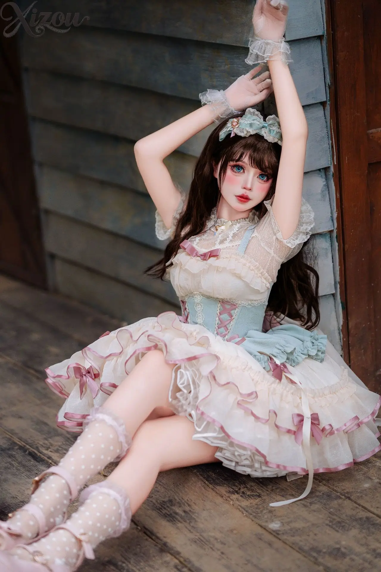 Lolita Princess Style Short Suspender Dress Femme Cute Sweet JSK Above Knee Mini Kawaii Elegant Dresses for Women Summer