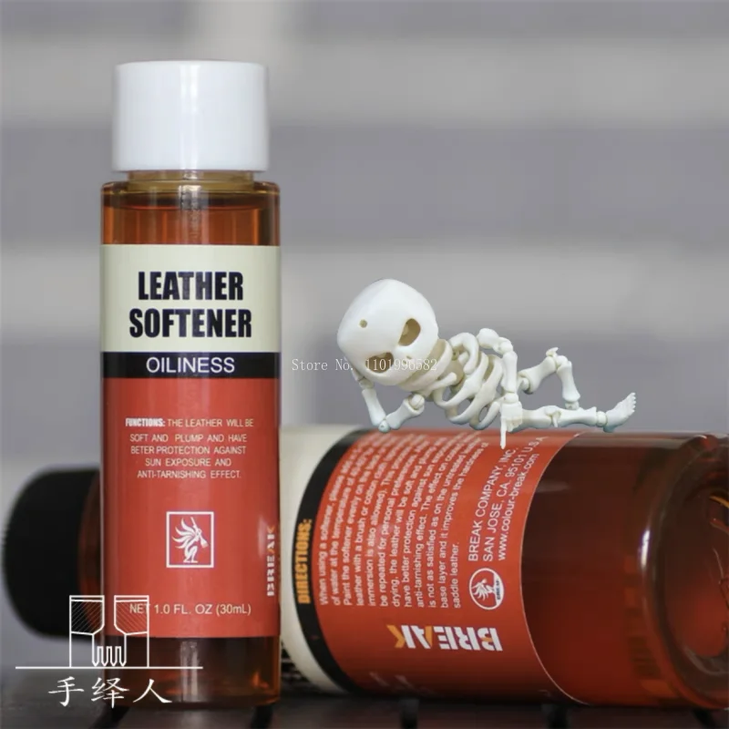 Leather Softening Oil Softener Homemade Handmade Leather Goods Carving Care Agent DIY Leather Crafts Production Accessories