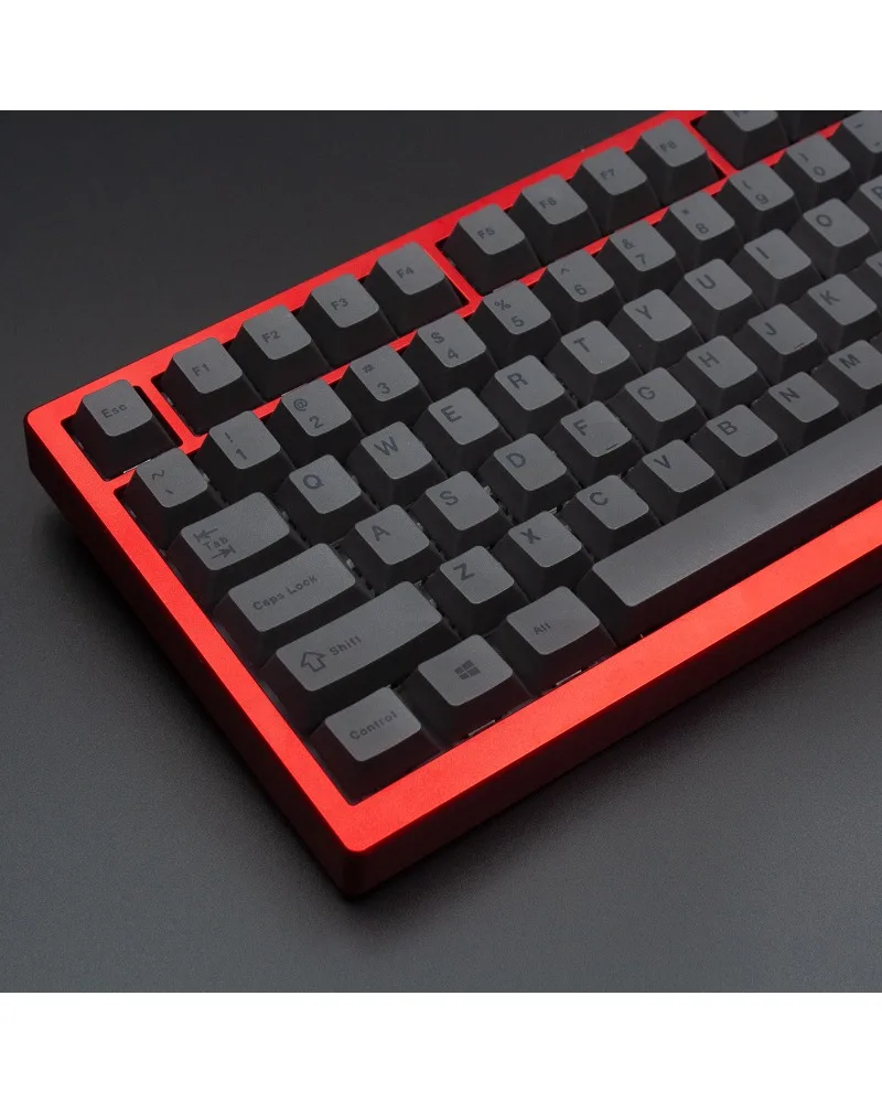 

Keycap Hot Sublimation Minimal Black 68/98/75/87/84 Key Small Full Set of Black Keycaps Original Height PBT