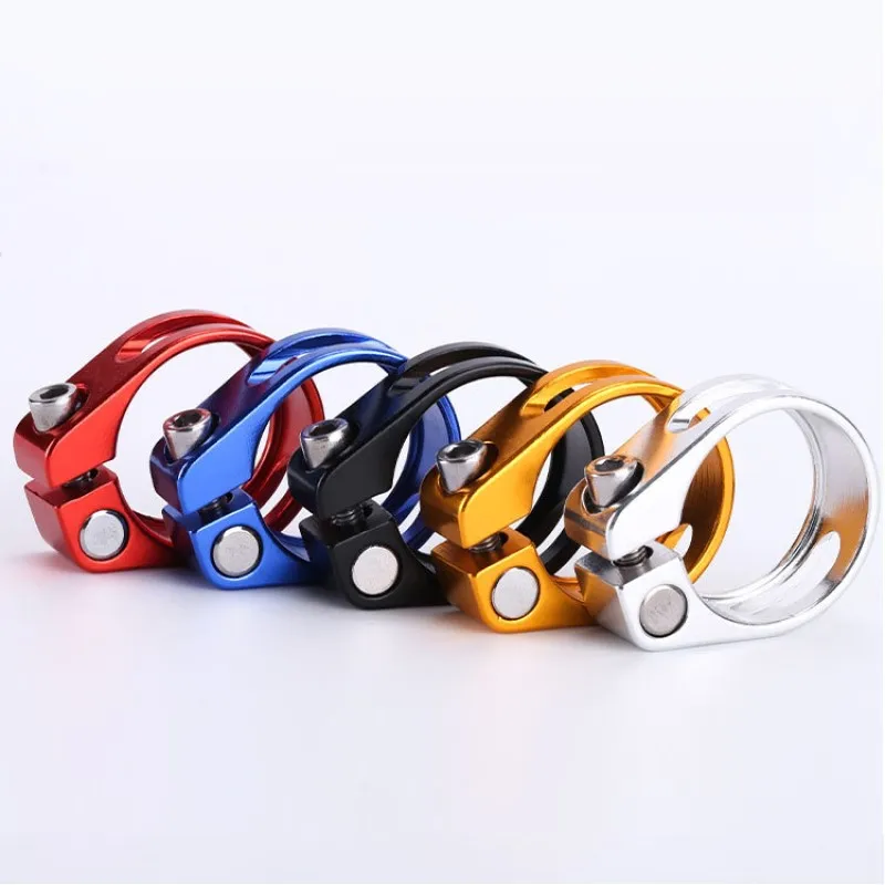 Aluminiumlegierung Fahrradsitzrohrklemme für 31,8 mm/34,9 mm Sitzrohrclip Mountain Road Bike Sattelstützenklemme – Detail 4