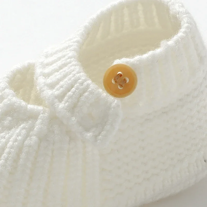 Newborn Baby Shoes Knit Infant Boy Girl Footwear Fashion Breathable 0-18M Toddler Clothes Accessories Super Soft First Bed Shoes