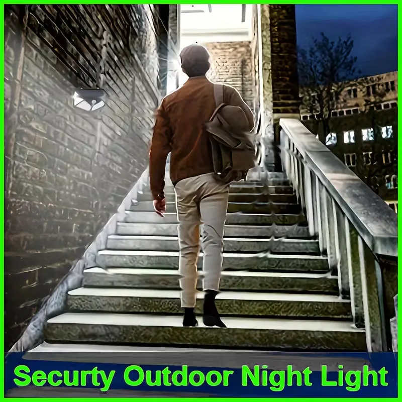 Solar Wall Light for Garden Patio Yard Fence Outdoor IP65 Waterproof Solar Motion Sensor Wall Light 100LED Solar Security Lamp