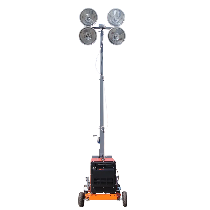 Generator Light Tower Hydraulic Auto Lifting Mast Stabilizer Support Legs Strong Wind Resistance Mine Construction  Light Tower