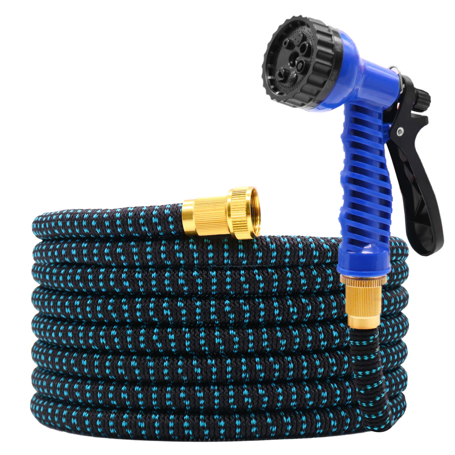 GardenJoy Expandable Garden Hose 3/4 in. x 50 ft. with 7 Function Spray Nozzle Magic Hose outdoor garden hose Water hose