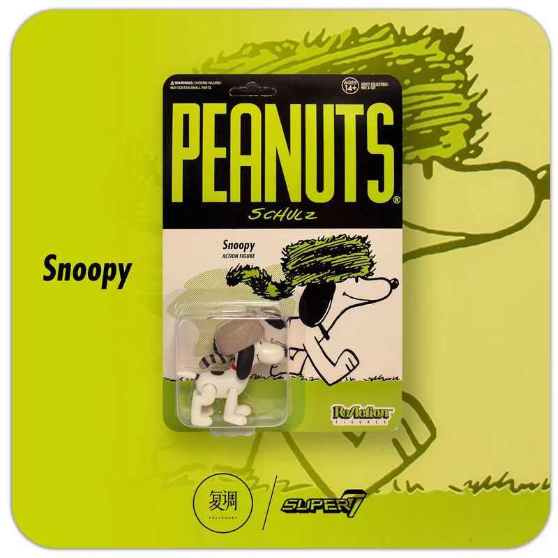 En Stock, figura de acción de la serie Snoopy Charlie Brown Peanuts, juguetes de moda, adornos de escritorio, tarjeta colgante, juguete de Anime, regalos de cumpleaños