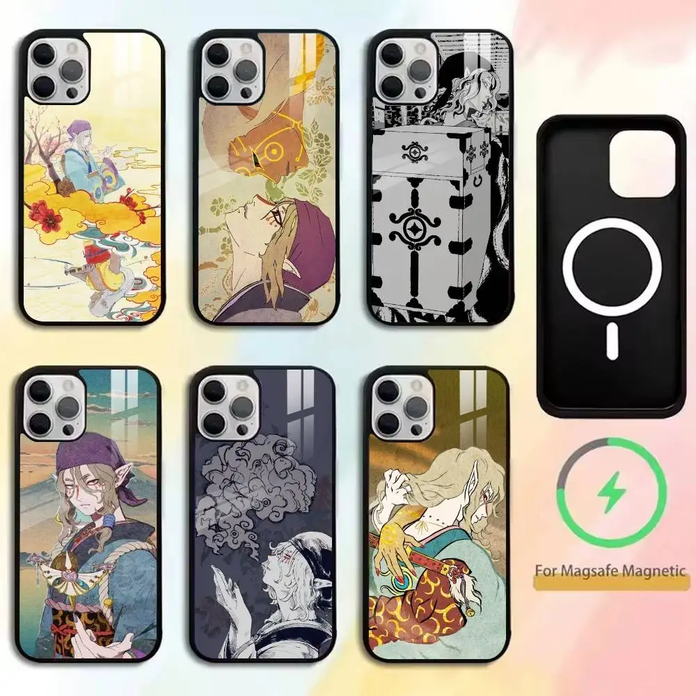 The Medicine Seller-Silver haired man-  Phone Case For iPhone17,16,15,14,13,12,11 Plus,Pro Supports Magnetic Wireless Charging