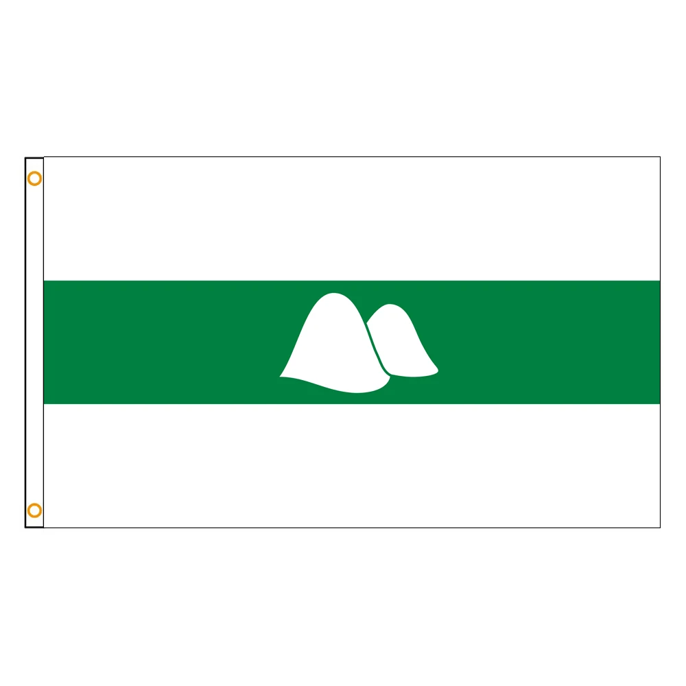 3x5 Ft Kurgan Oblast Flag Vivid Color an oblast of Russian Federation National Flags Polyester with Brass Grommets