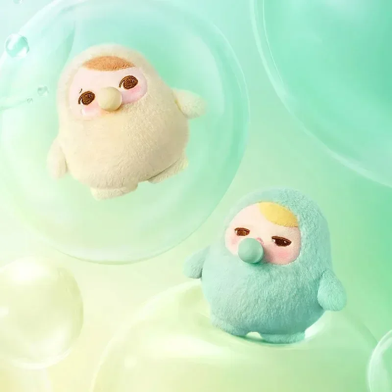 POP MART PUCKY BEANIE BUBBLE UP SERIES-Kotak Misteri Boneka Gantungan Plush Kawaii Ornamen Figurine Dekorasi Rumah Model Desktop
