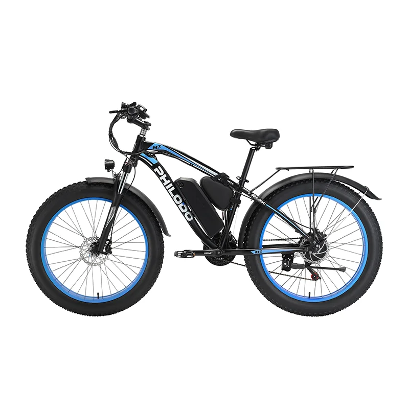 Philodo H7 Pro elektrische fiets 1000W 48V 17,5Ah 26*4,0" Off-road E-bike Achteraandrijfmotor Hydraulische schijfremmen 21 versnellingen 45 km/u