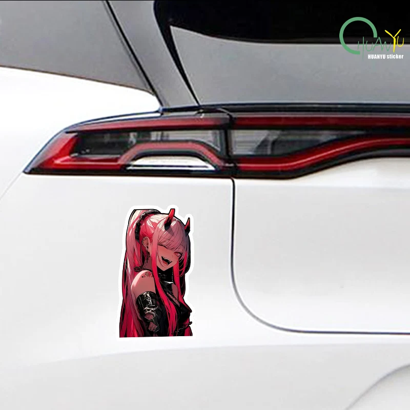 02 Anime Car Stickers Laptop Motorcycle Bumper Vinyl Stickers Scratch Resistant Fashion Decoration