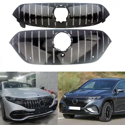 Pre Facelift Front Bumper Center Hood Grille Cover For Mercedes-Benz V297 EQS 450 EQS 580/X296 EQS SUV 2022-2025