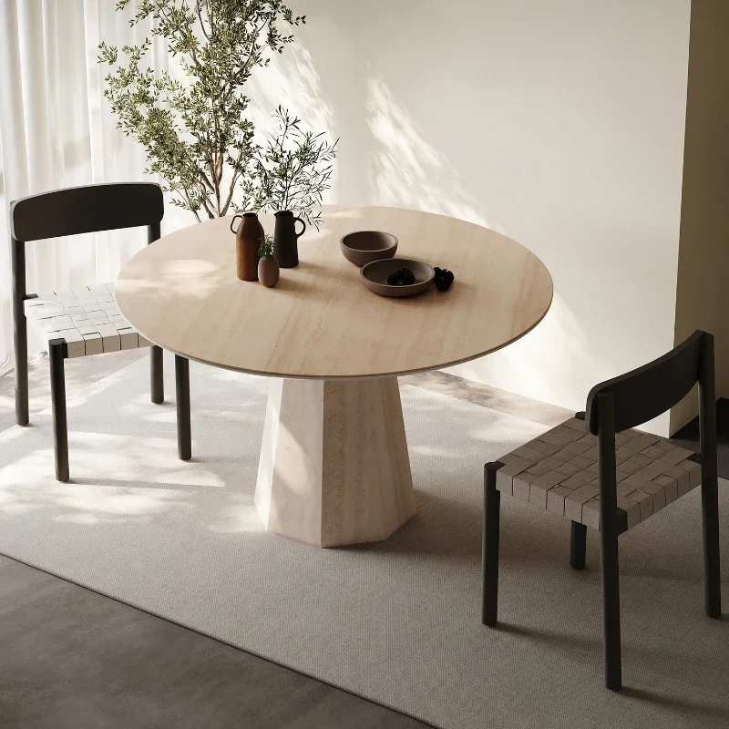 Dining Table Luxury Ceramic Round Reception Tables Oval Service Modern Elegant Free Shipping Mesa Comedor Kitchen Reception