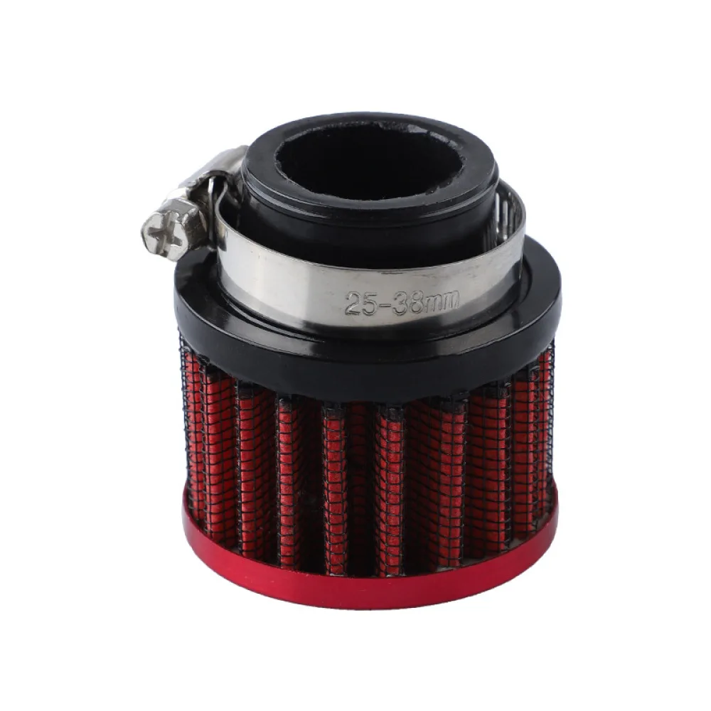 25mm Car Performance Air Intake Filter Universal Mushroom Head Cleaner Cold Air Secondary Breather Pipe System Part
