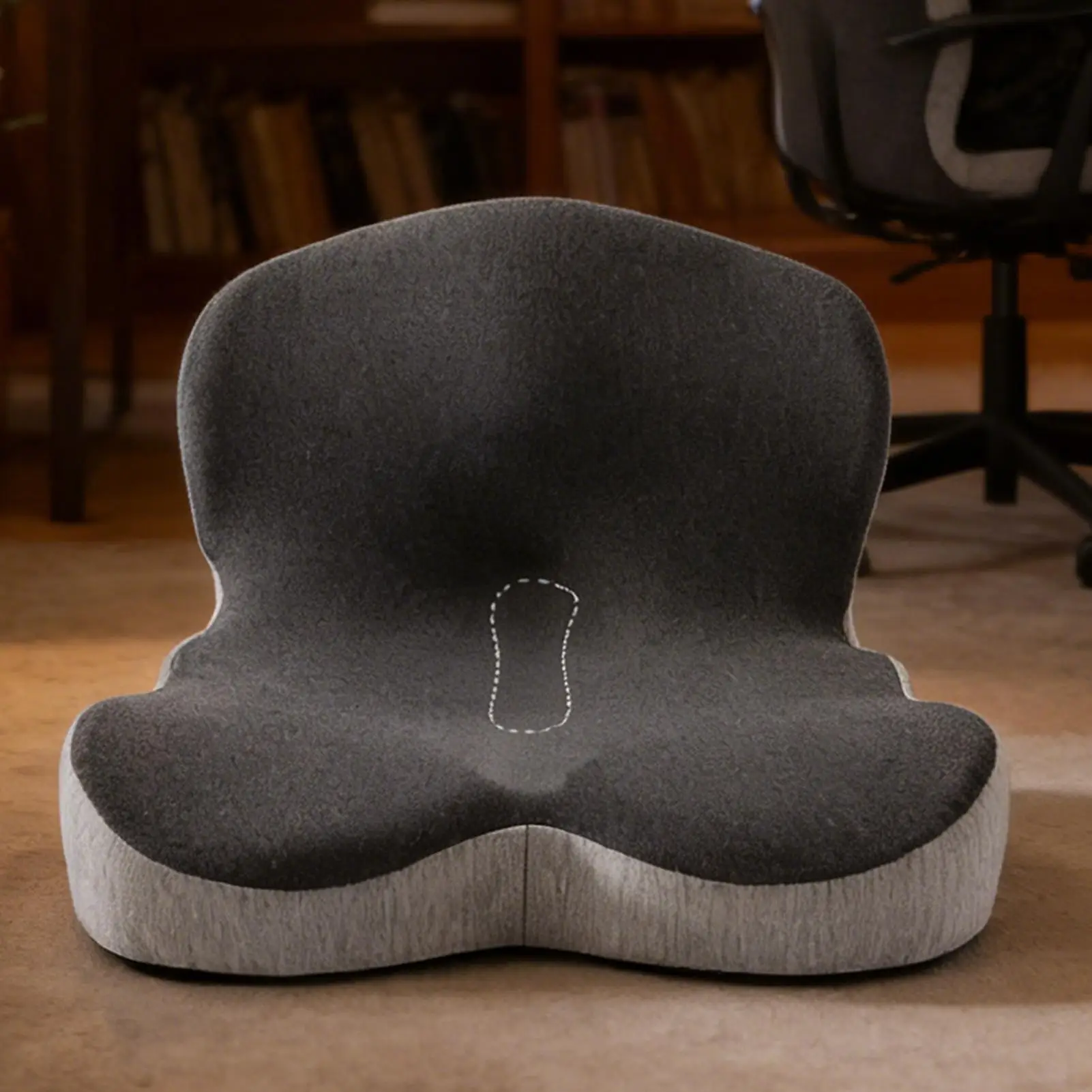 Memory Foam Seat Cushion With Zipper Breathable Slow Rebound Memory Foam Cushion Back Support For Women Men Drivers Home Living