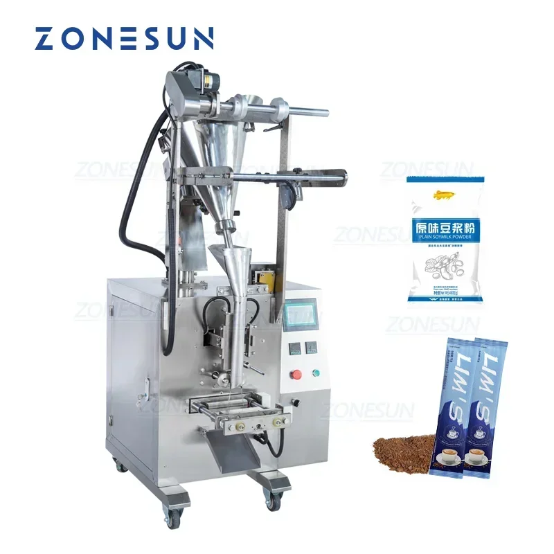 ZONESUN ZS-FM380 Automatische Melkpoeder Peper Poeder Zak Augar Vullen Wegen Sluitmachine Verpakkingsmachine