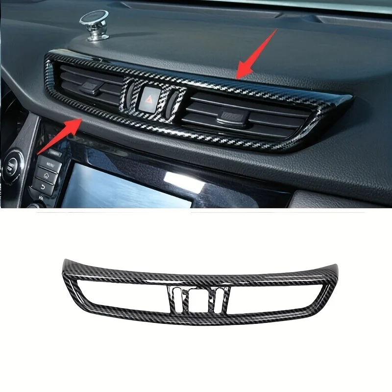 For Nissan Qashqai J11 & X-Trail T32 2014-2020 Dashboard AC Vent Covers - Durable ABS Material, Anti-Scratch Protection