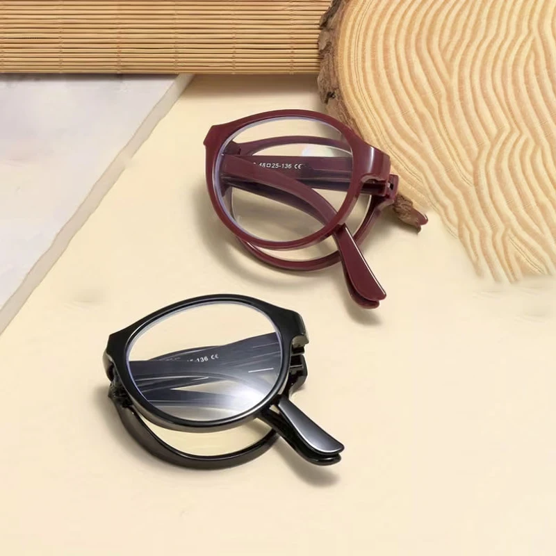 Portable Portable folding reading glasses - Compact pocket style with storage box - High-definition reading glasses - Aliexpress Deal