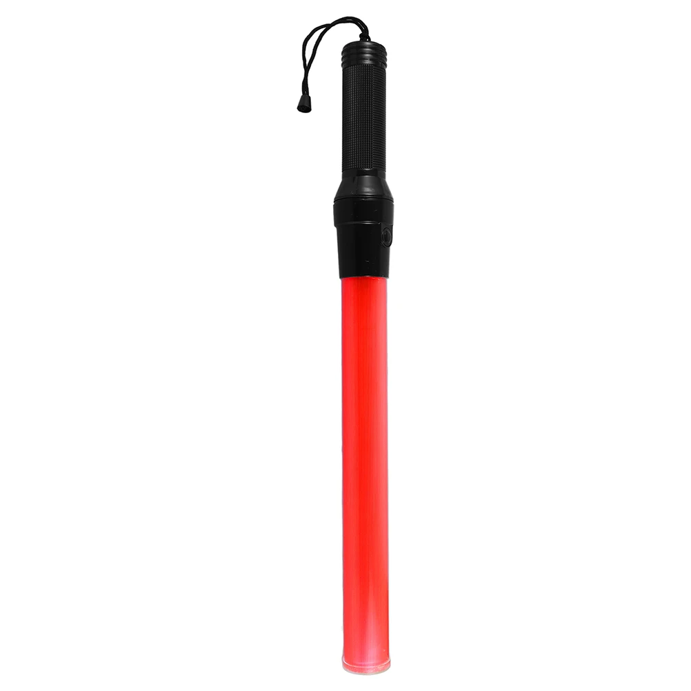 

43Cm High Brightness Led Traffic Guiding Wand Flashing Fluorescent Stick Night Visibility Emergency Control Outdoor