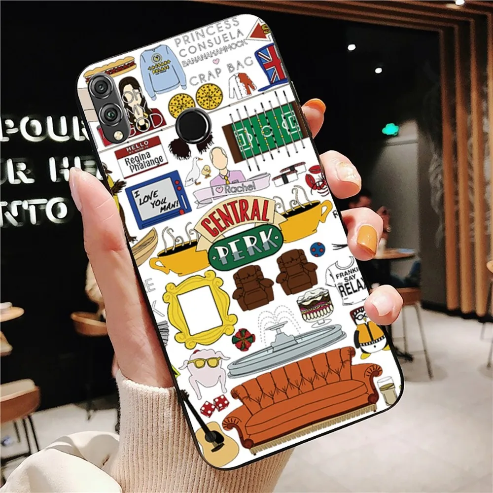 Central Perk Friends TV Phone Case For Huawei Honor 10 lite 9 20 7A 9X 30 50 60 70 pro plus Soft Silicone Cover