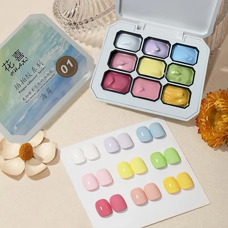 1 Stück Pat Painting Gel Nagellack Farbverlauf Semi Permanent Soak Off UV LED Nail Art Gelpoliermittel Lacke für Nail Art Design