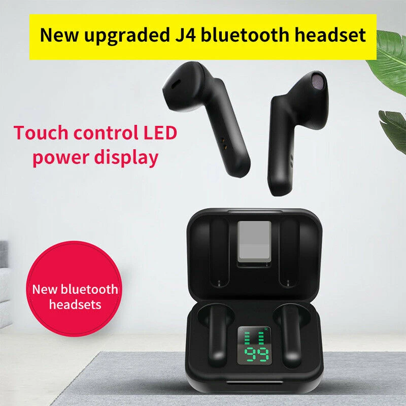 Bluetooth Earphones 5.0 L12 LED Charging Box Wireless Headphone Sports Earbuds Headsets With Microphone for  iPhone Smart Phone