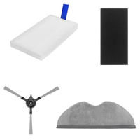 A20F-Vacuum Parts For Xiaomi Robot Vacuum E5 C108 Mi Mijia Vacuum Cleaner Side Brush Hepa Filter Mop Cloth