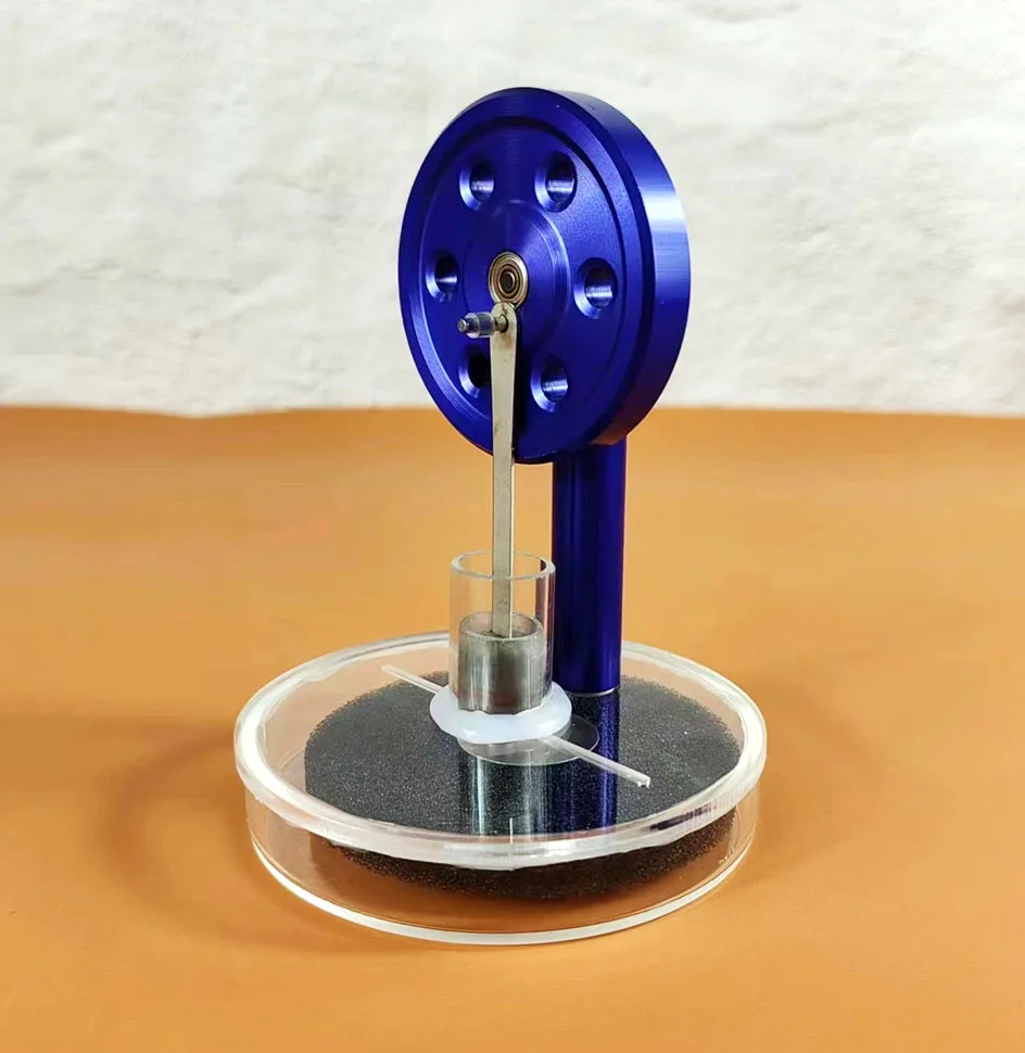 

Low Temperature Difference Stirling Engine Model Steam Power Physics Experiment Toy Birthday Gift