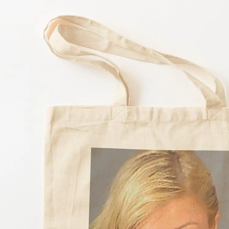 حقيبة باريس هيلتون 2007 Mugshot Tote حقيبة صديقة للبيئة حقائب قماش حقيبة تسوق