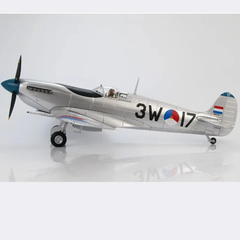 Diecast 1:48 Scale Spitfire LF IXMK732 Netherlands Air Force finished aircraft simulation model Collection of Static decoration