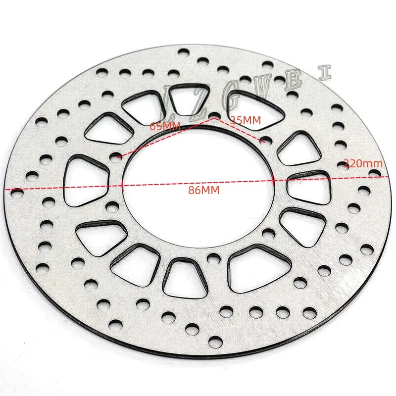 Front Brake Disc Rotor For Yamaha XTZ125 2004-2010 TW125 1999-2004 YZ125 YZ250 S/T DT125 LC 1986 1987 DT200 2LR 1987