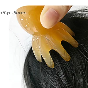 

2Pcs Resin Octopus Comb Head Massager Meridian Scraping Scalp Massage Acupuncture Spa Body Home Health Therapy Tool