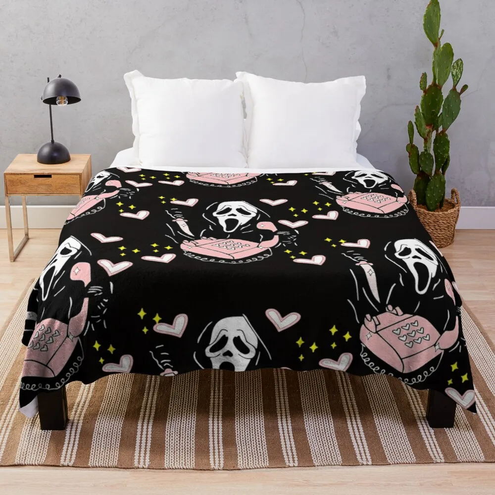 

Calling You Hang Up Horror Movies Scary Movie Throw Blanket Cute Blanket