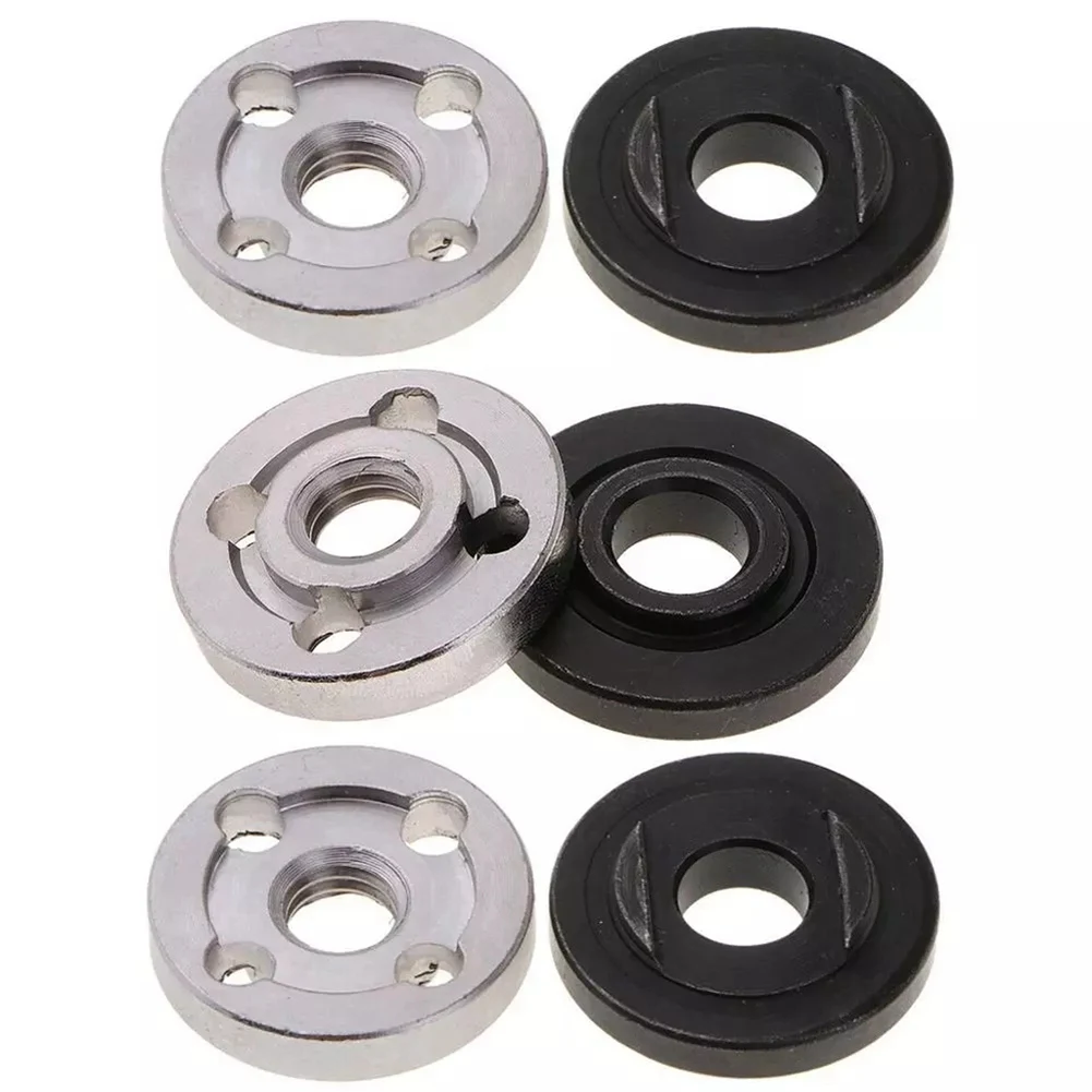 

6Pcs Lock Nuts Flange for Makita 9523 Nut Inner Outer Kit Angle Grinder Tool 2 Specifications-Toothless, Toothed