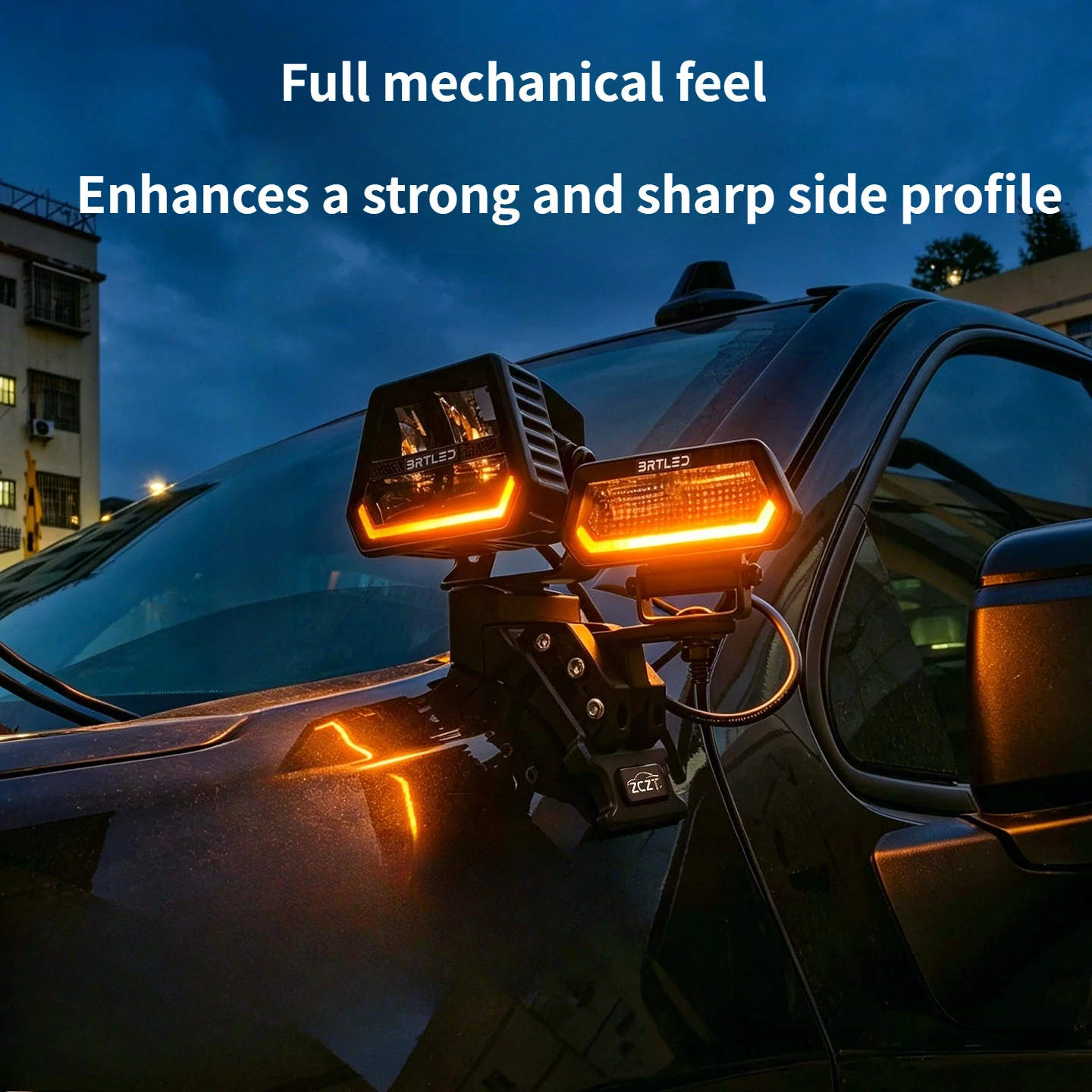 For Toyota Land Cruiser Series LC78 LC71 LC76 LC79 Car A-pillar Dual Light Expansion Bracket Hood Spotlight Quick Release Base