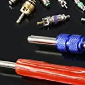

102pcs Car Air Conditioning Valve Core Kit 2 Removal Tools Metal For A/C For R12 For R134a With Removal Tool Car Accessories