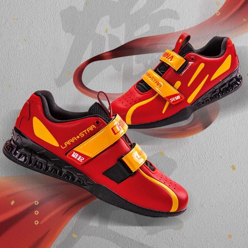 

Professional Weight Lifting Shoes Men Women Red Indoor Sports Shoe Unisex Leather Squatting Shoes for Couples Designer Gym Shoe