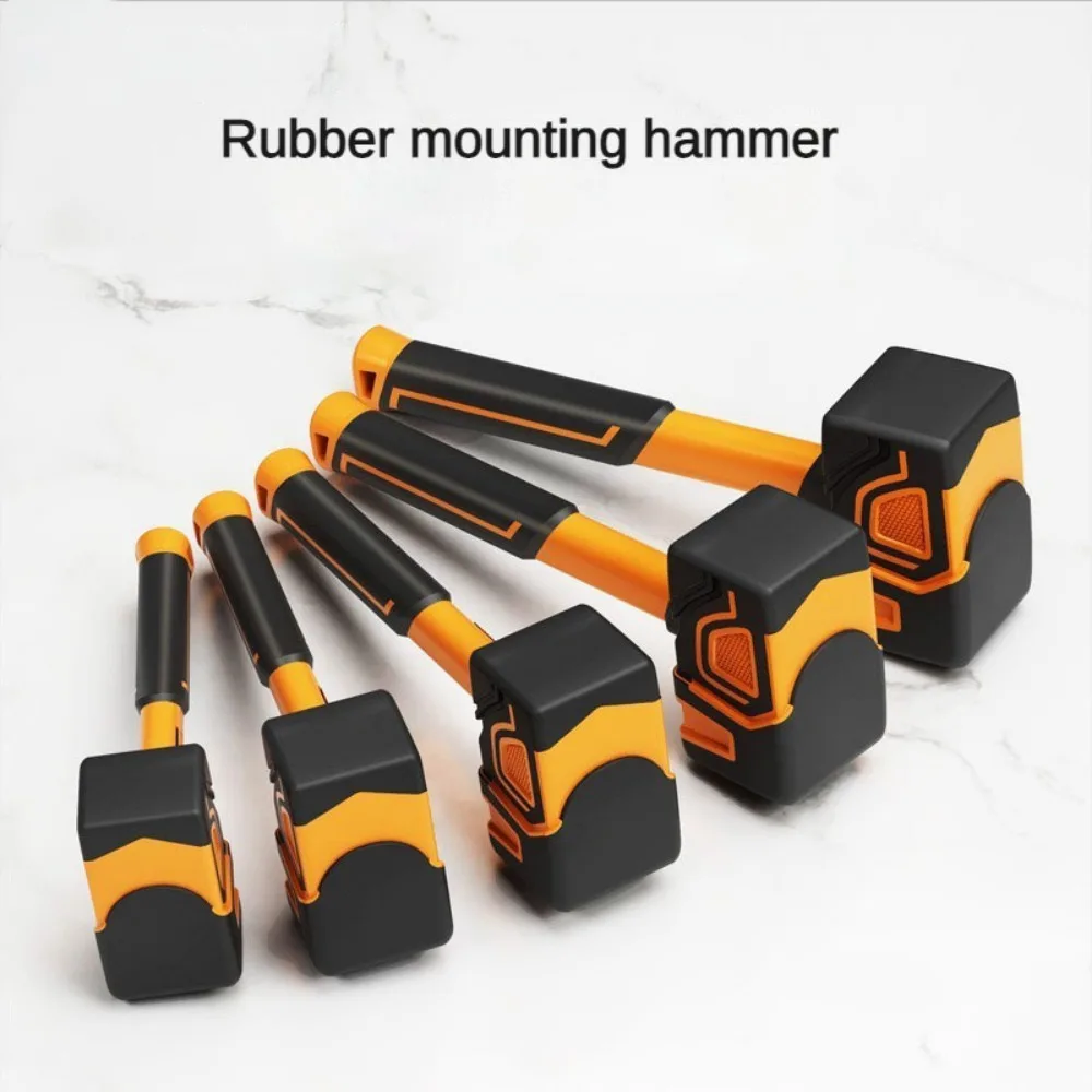 Rubber Mallet for Tiles Powerful Professional Hammer Urethane Multifunctional  for Construction Tiles Tools Working Equipment