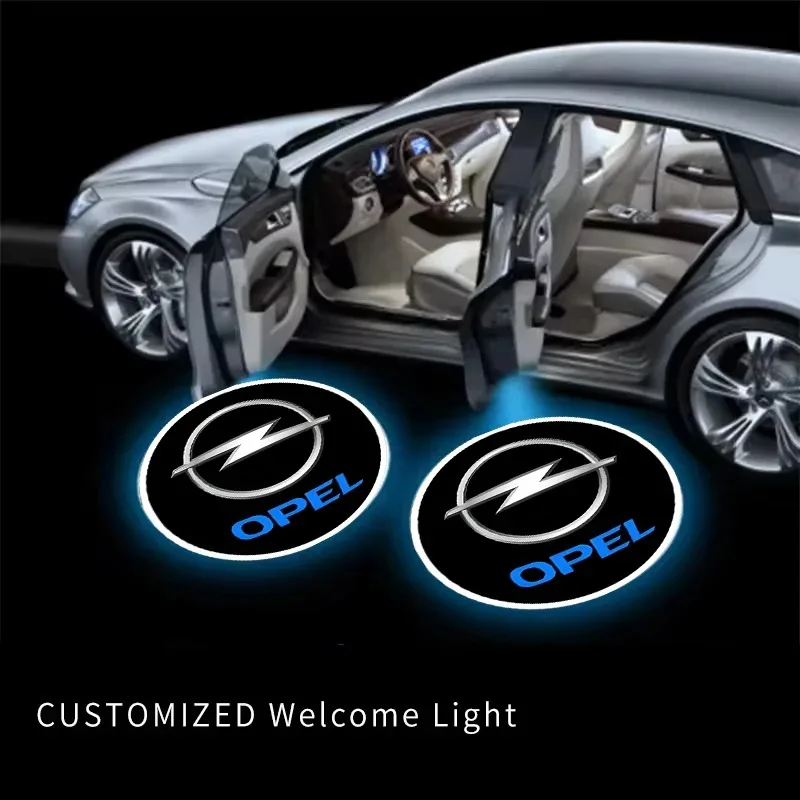 

2 шт. светодиодный проектор двери автомобиля подходит для Opel Astra Antara ‌ Zafira Frontera Grandland Tigra Mokka-e Corsa Insignia Combo Vivaro