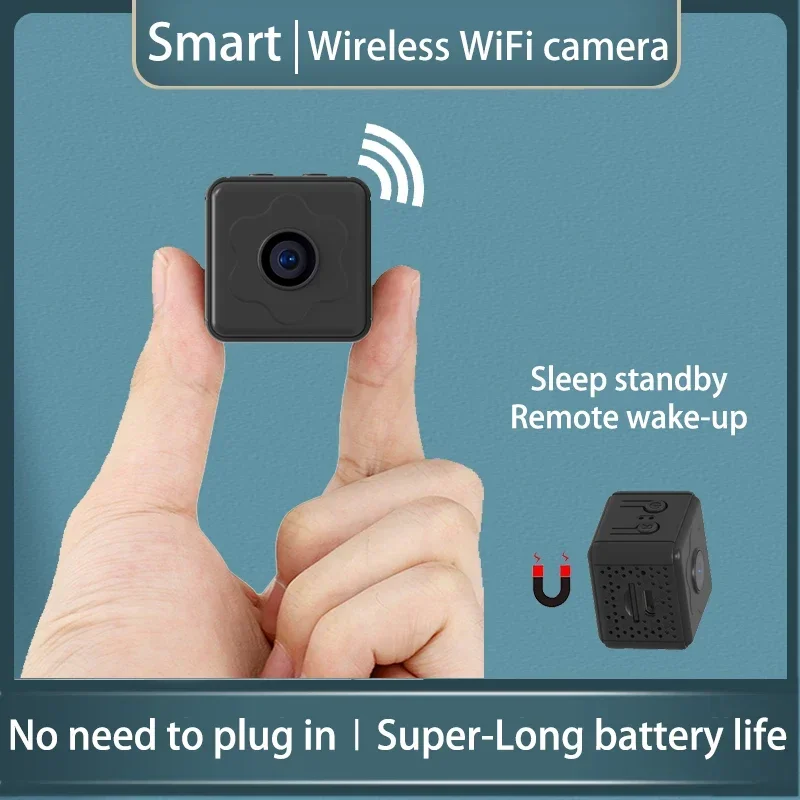 

Mini Camera No need to plug in WiFi Remote Monitor Camera Tiny Home IP Camera Super-long battery life digital cameras Wireless