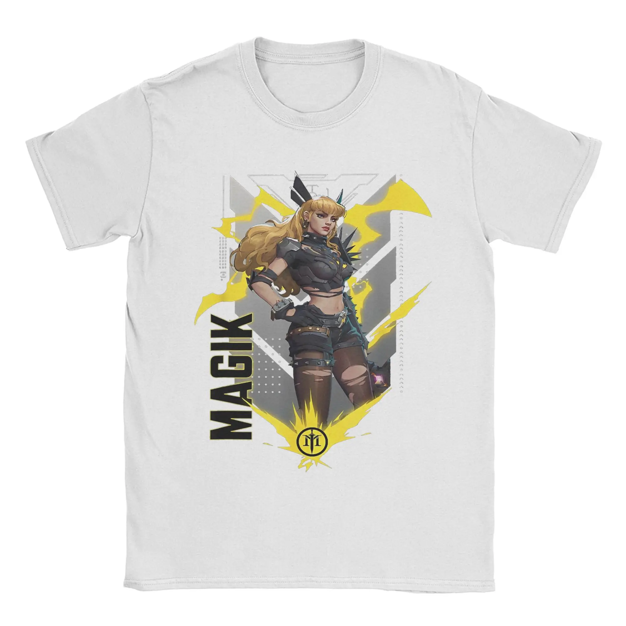 

Marvel-Rivals Gamerverse PVP Illyana Magik T-Shirt for Men Video Game Hipster 100% Cotton Tees O Neck T Shirt Gift Idea Clothes