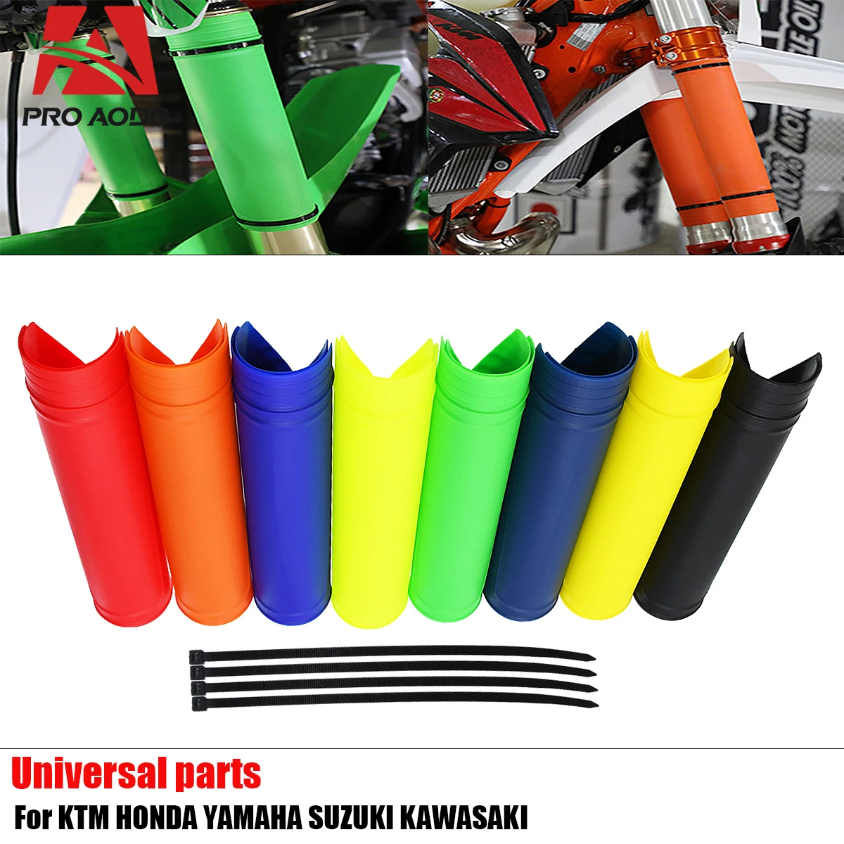 Motorcycle Universal Fork Cover Shock Absorber Guard Protector for Husqvarna KTM TE EXC SX SXF XCW FC FE 125 300 350 Universal