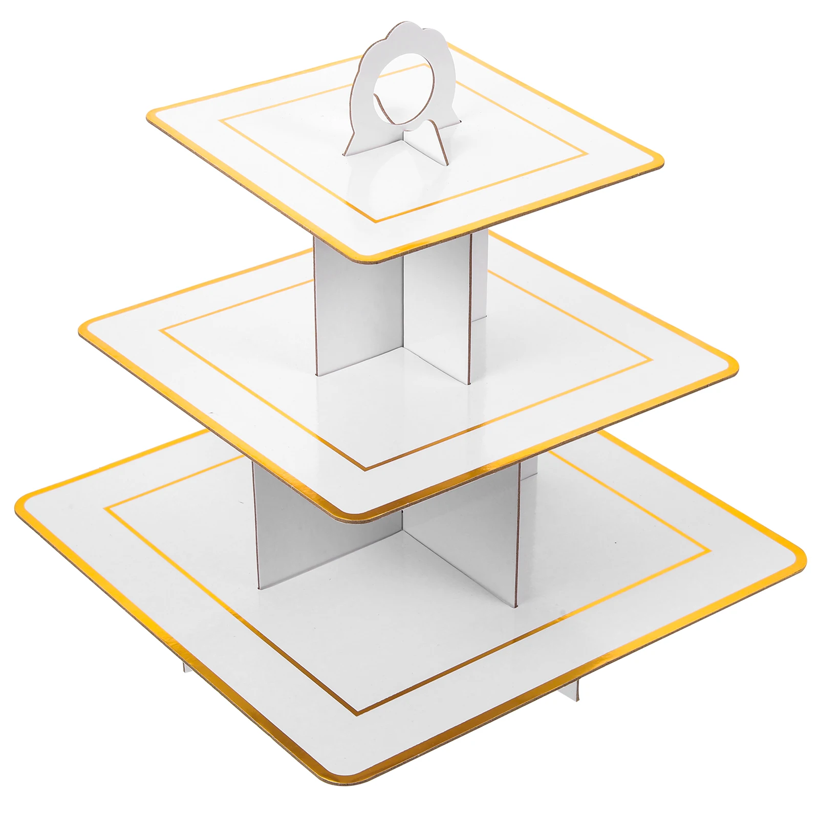 

Многослойная подставка для торта, настольный держатель для десерта, прочная стойка для хранения для вечеринки, свадьбы, банкета, домашнего кекса