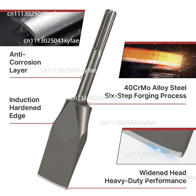 Heavy Duty Alloy Steel Wood Splitting Chisel Fit A09G Electric Hammer SDS Max Type