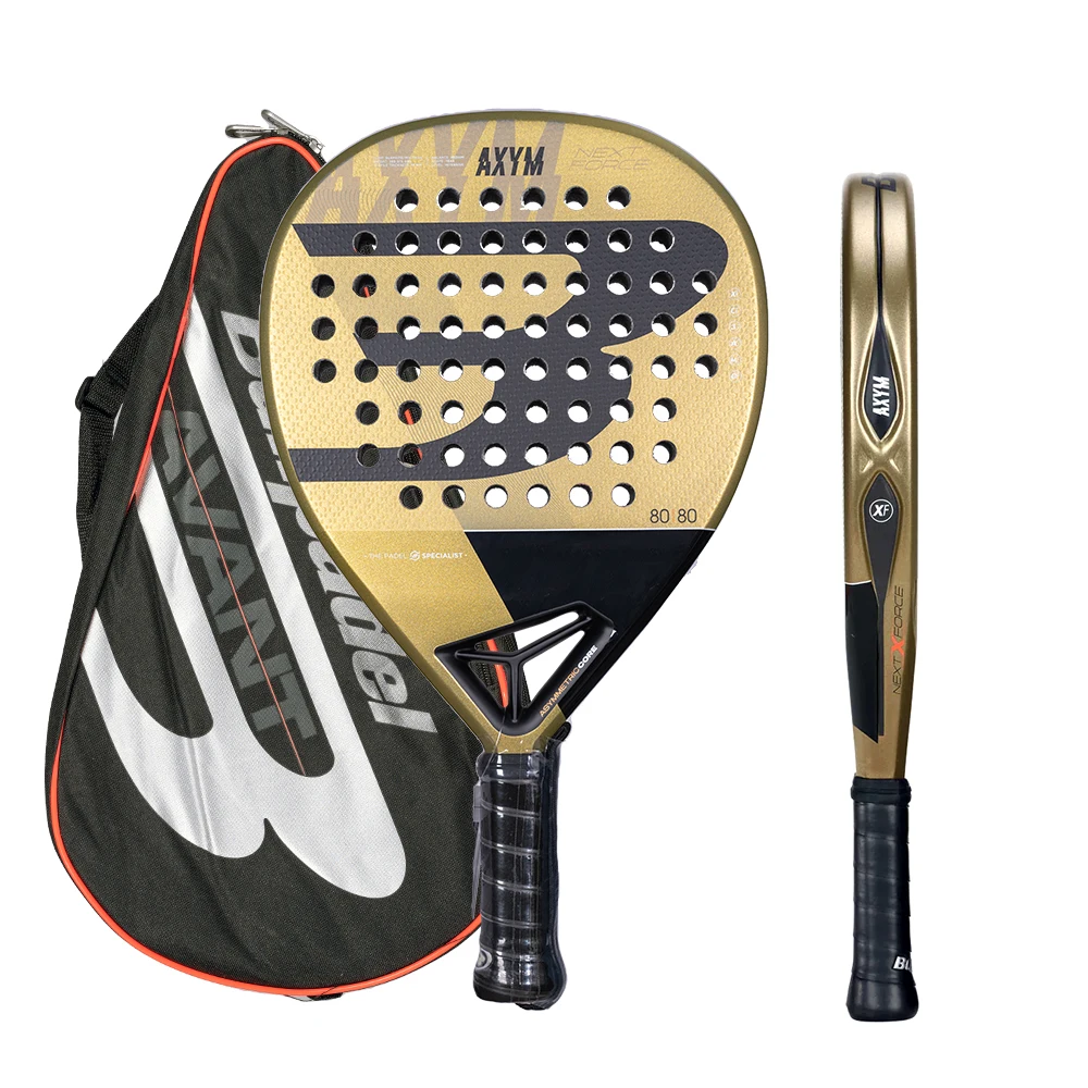 BULLPADEL Nova Raquete de Tênis Padel Profissional AXYM IONIC POWER Control CRABON Iniciante Masculino e Feminino PADEL RACKET