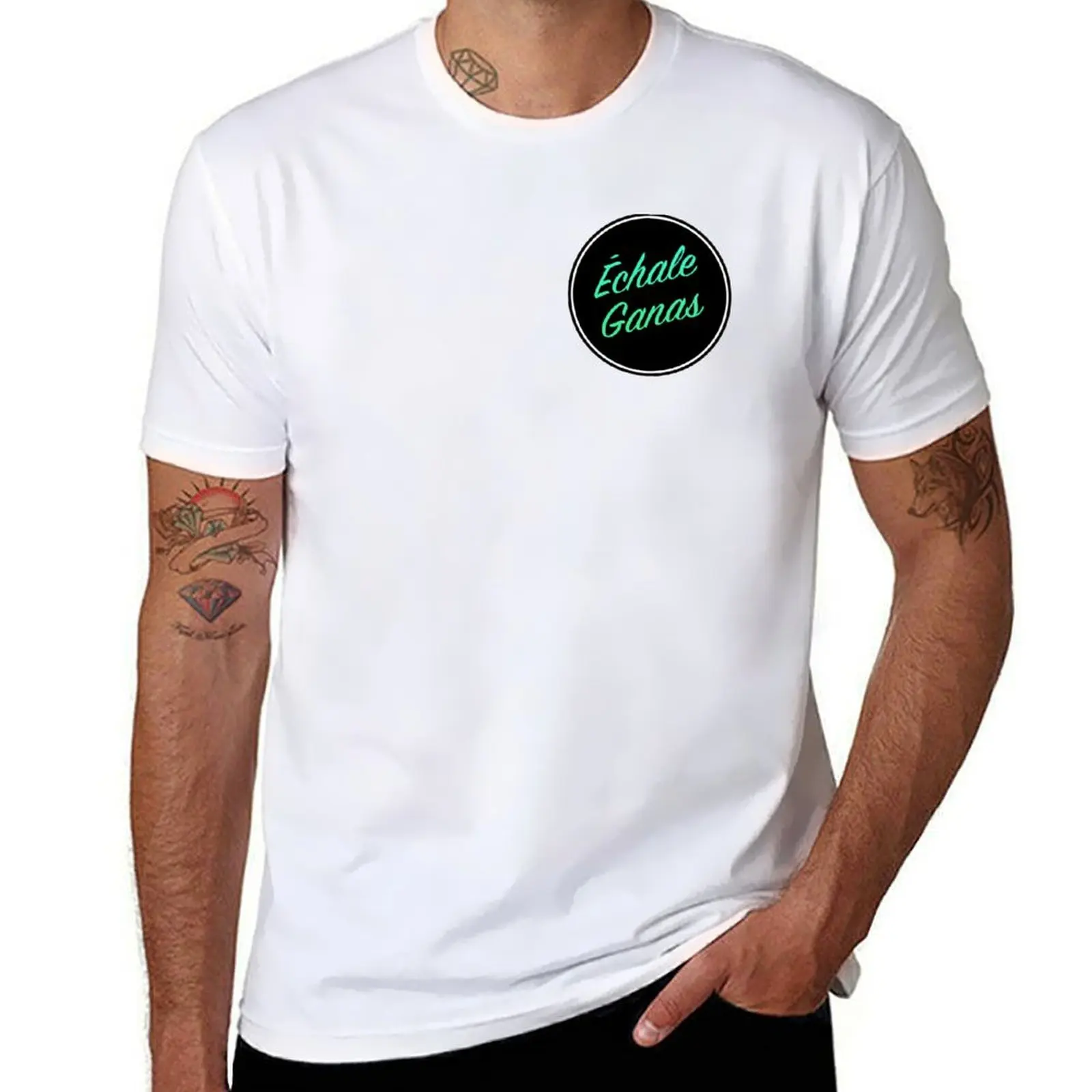 

échale ganas T-Shirt man t shirts for men casual t shirts cotton 100% T-Shirt
