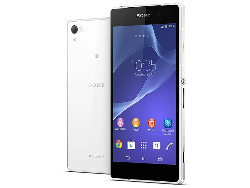 هاتف ذكي من Sony-Xperia Z2 D6503 يعمل بنظام الأندرويد ، 5.2 بوصة ، هاتف خلوي أصلي غير مقفول ، ذاكرة وصول عشوائي 3 جيجابايت ، ذاكرة قراءة فقط 16 جيجابايت ، كاميرا 20.7 ميجابكسل + 2.2MP ، رباعي النواة